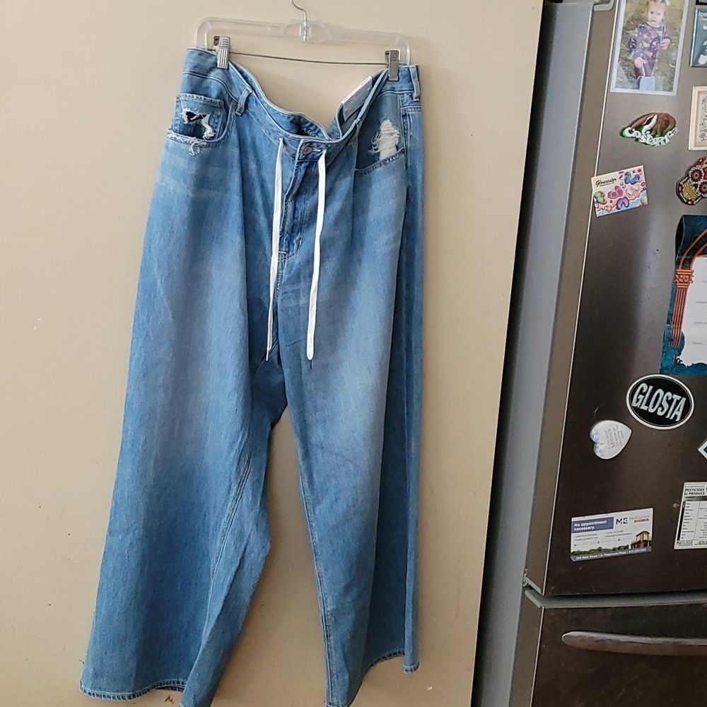 American Eagle Outfitters Light Blue Flare Jeans